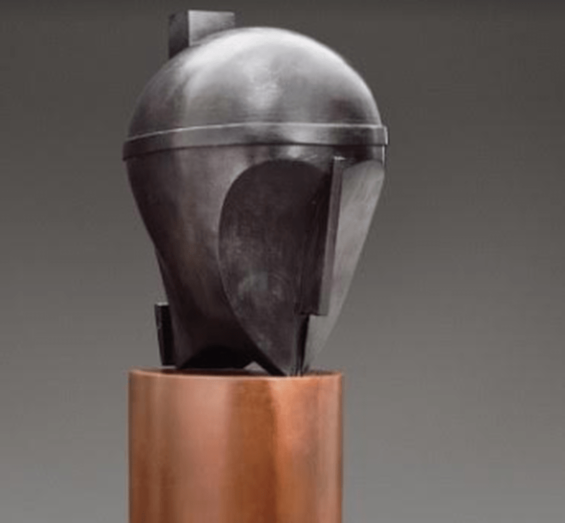 Imagen de la escultura con la que la capital recordará a Martín Chirino (Foto TA)